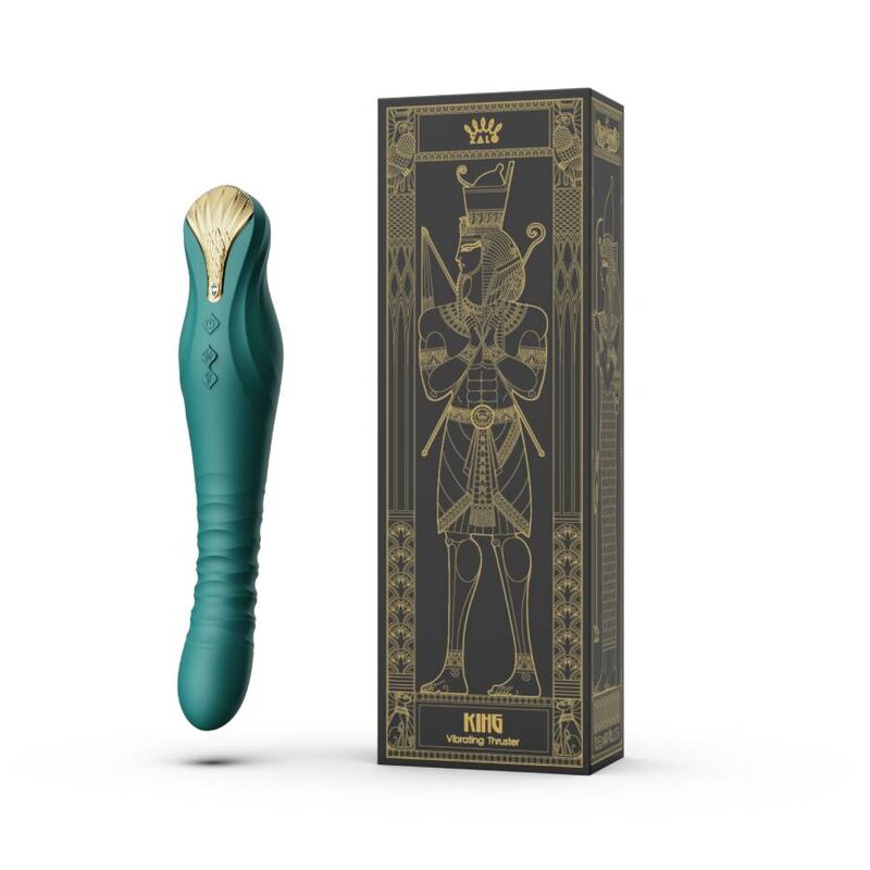 Zalo King Thruster - Massaggiatore, colore verde - dettaglio