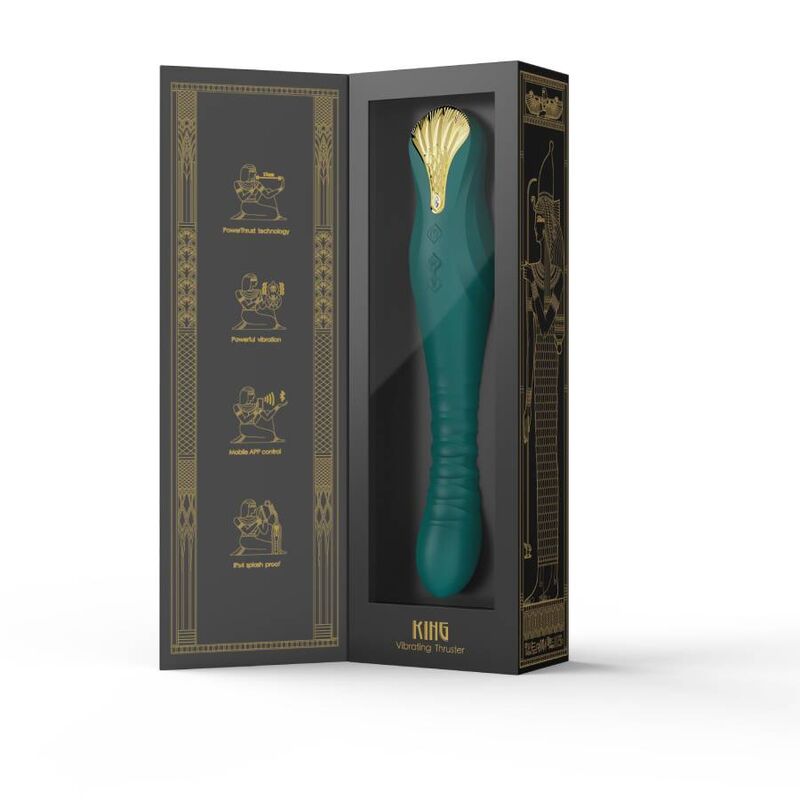 Zalo King Thruster - Massaggiatore, colore verde - nella confezione