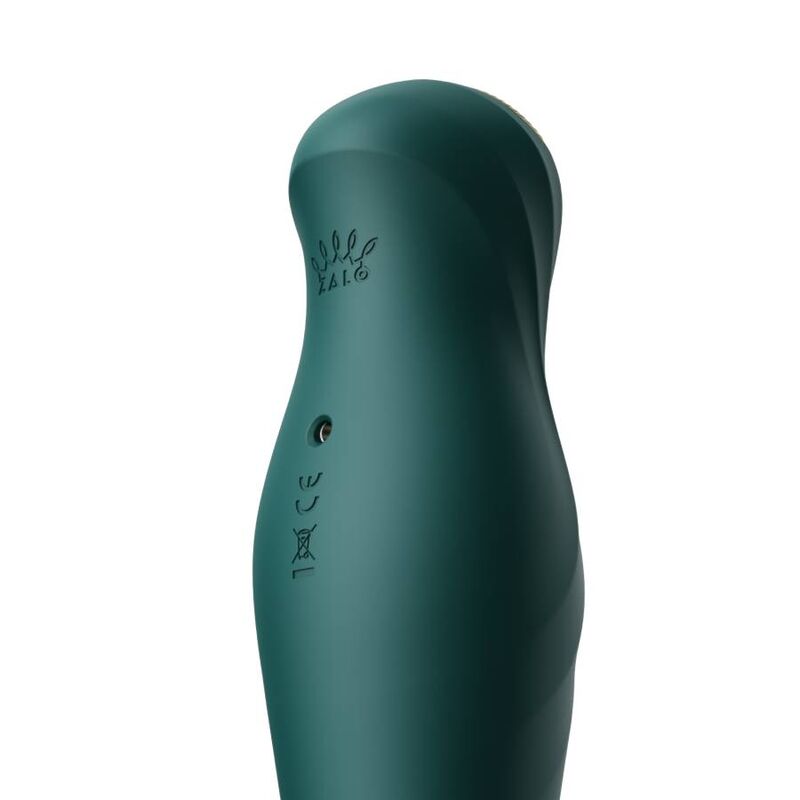 Zalo King Thruster - Massaggiatore, colore verde - vista laterale