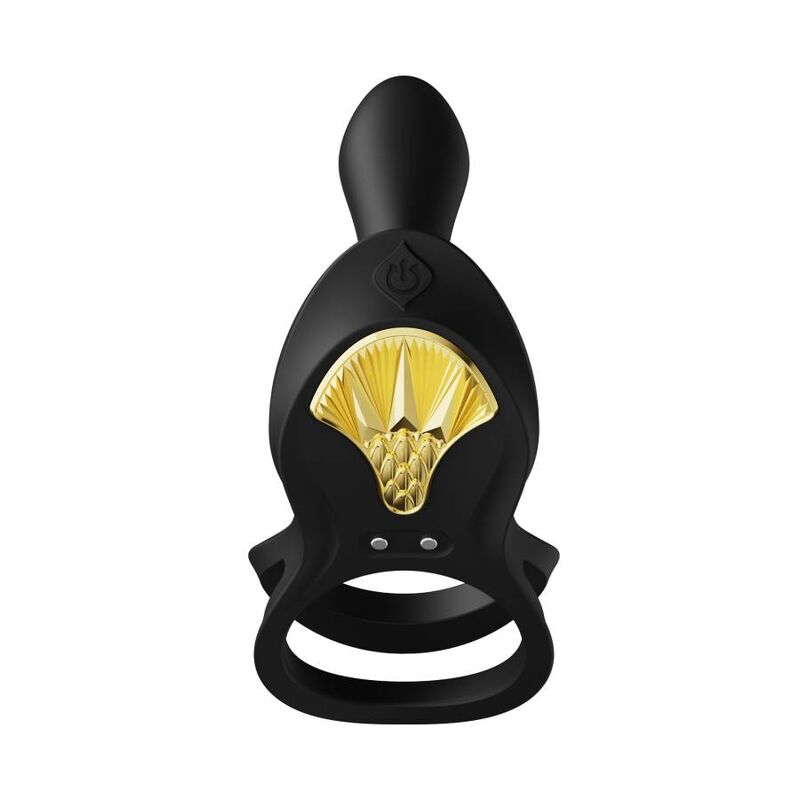 Zalo Vibranti Bayek - Anello per uomo, colore nero - dettaglio