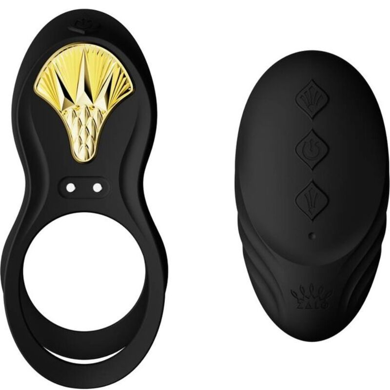 Zalo Vibranti Bayek - Anello per uomo, colore nero