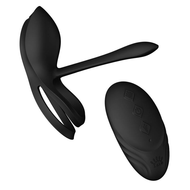 Zalo Vibranti Bayek - Anello per uomo, colore nero - vista frontale