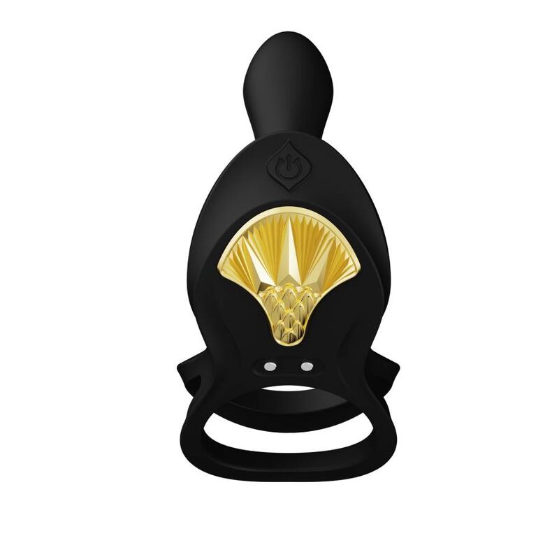 Zalo Vibranti Bayek - Anello per uomo, colore nero - nella confezione