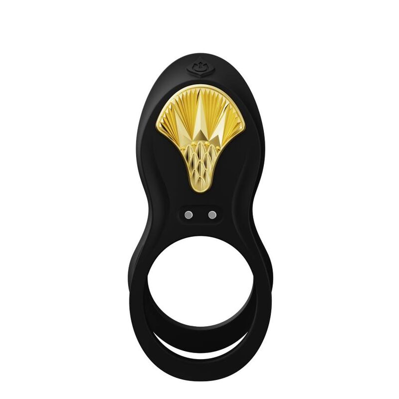 Zalo Vibranti Bayek - Anello per uomo, colore nero - nella confezione