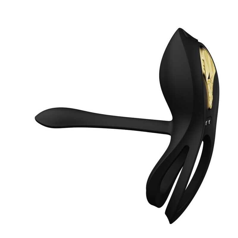 Zalo Vibranti Bayek - Anello per uomo, colore nero - retro