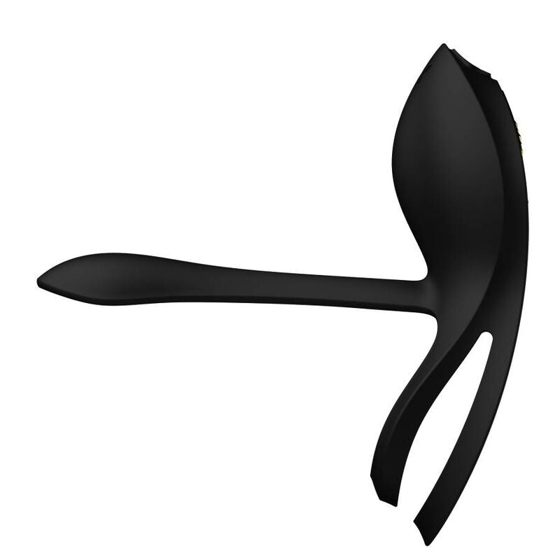 Zalo Vibranti Bayek - Anello per uomo, colore nero - in mano per le dimensioni
