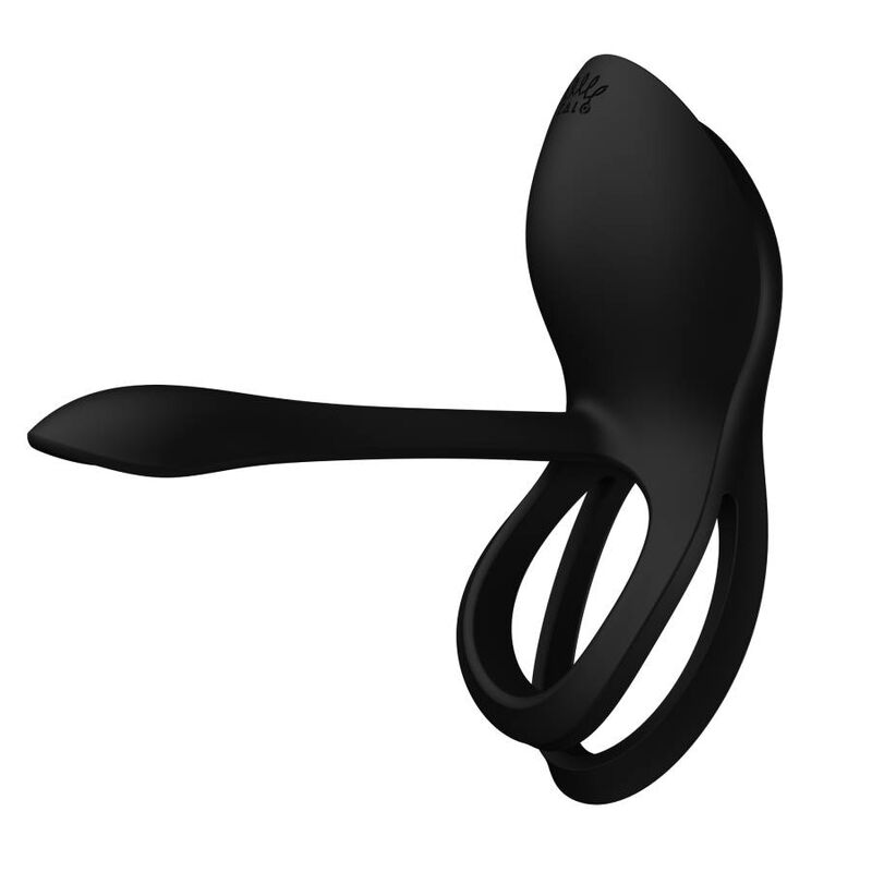 Zalo Vibranti Bayek - Anello per uomo, colore nero - retro