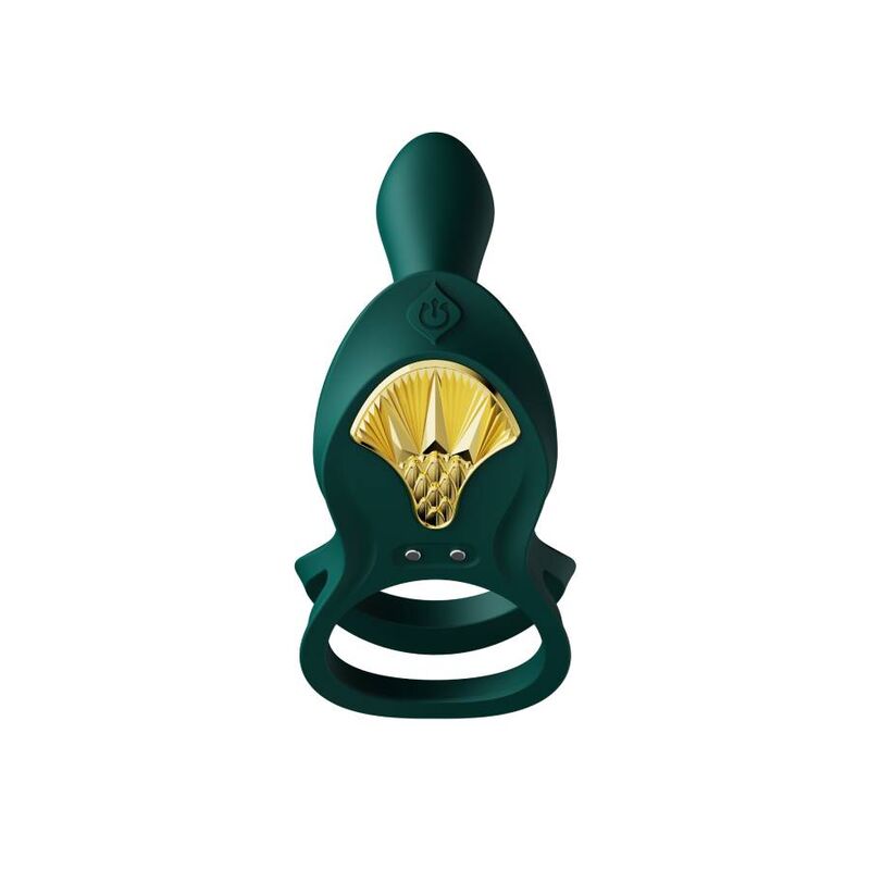 Zalo Vibranti Bayek - Anello per uomo, colore verde - retro