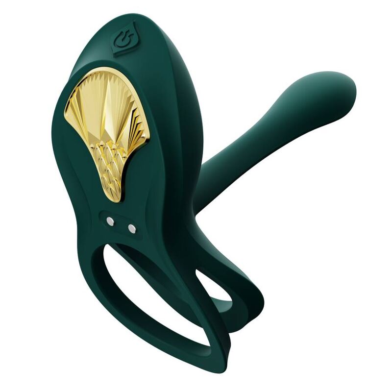 Zalo Vibranti Bayek - Anello per uomo, colore verde - dettaglio