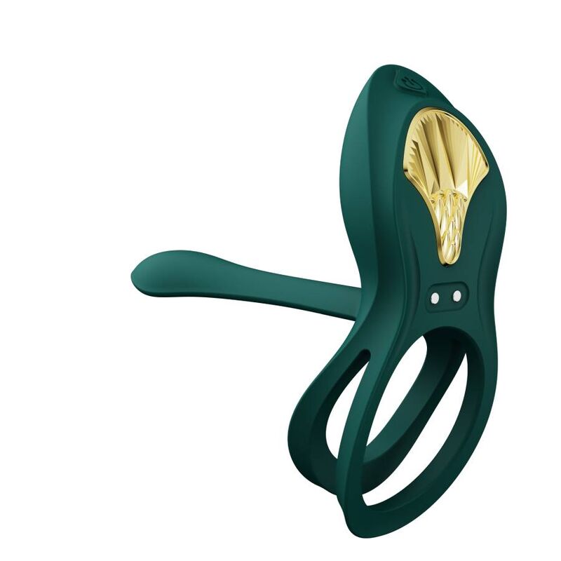 Zalo Vibranti Bayek - Anello per uomo, colore verde - dettaglio