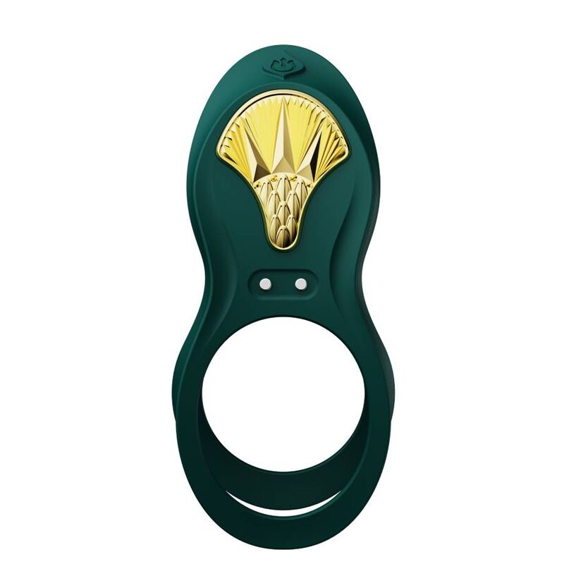 Zalo Vibranti Bayek - Anello per uomo, colore verde - nella confezione