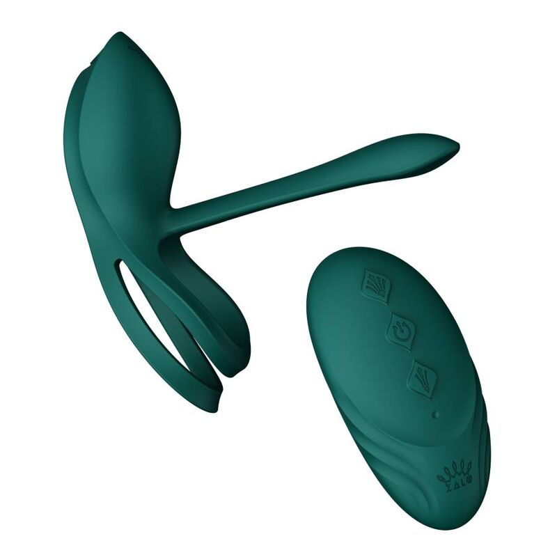 Zalo Vibranti Bayek - Anello per uomo, colore verde - vista laterale