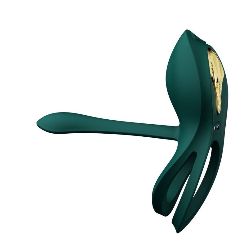 Zalo Vibranti Bayek - Anello per uomo, colore verde - retro
