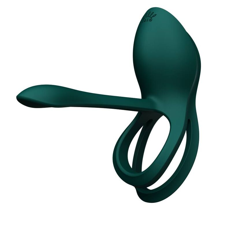Zalo Vibranti Bayek - Anello per uomo, colore verde - vista frontale
