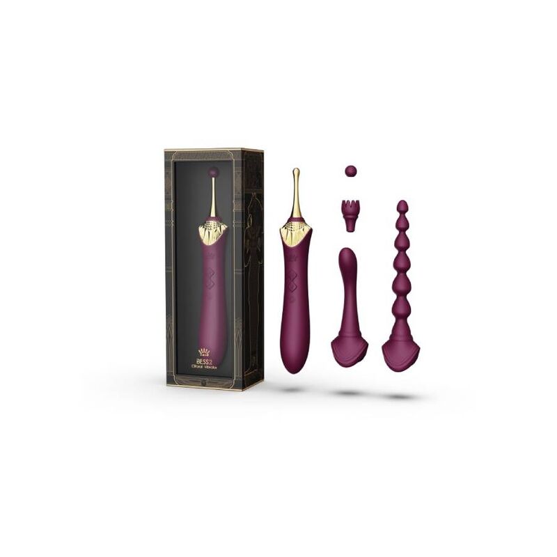 Zalo Bess 2 Massager - Massaggiatore esterno, colore purple - vista laterale