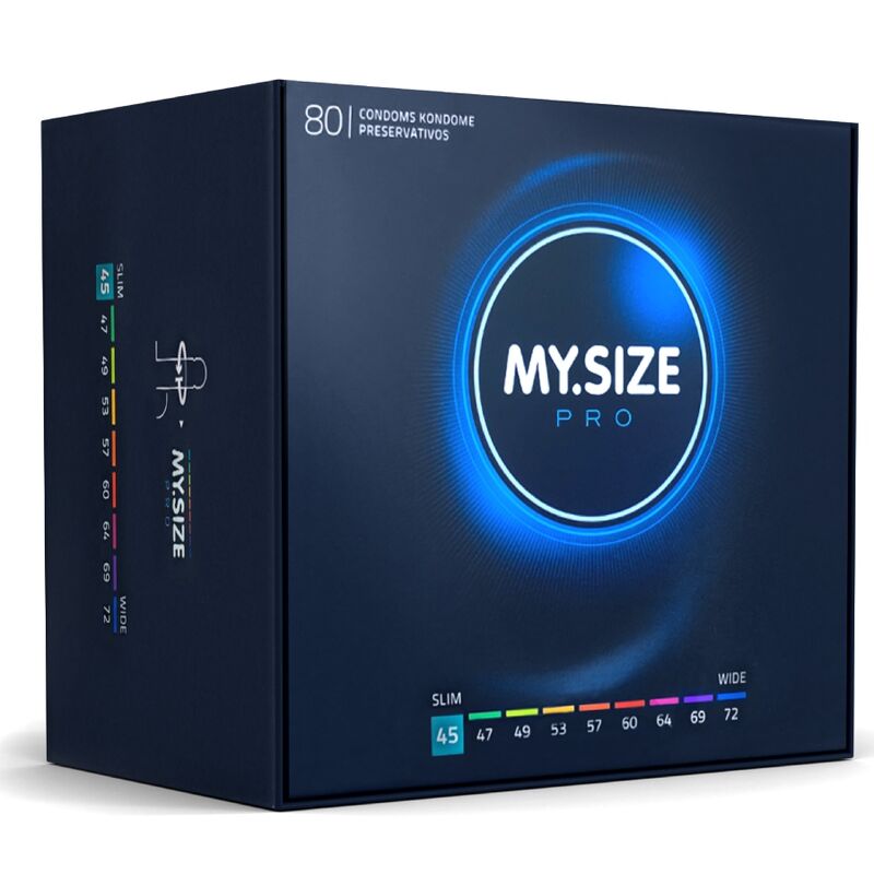 My Size Pro - Preservativi, kit da 3 - vista laterale