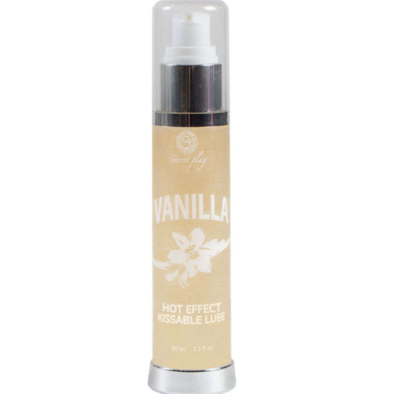 Secretplay 2 1 Effetto Calore Vaniglia 50 ml - Lubrificante, kit da 3 - vista laterale