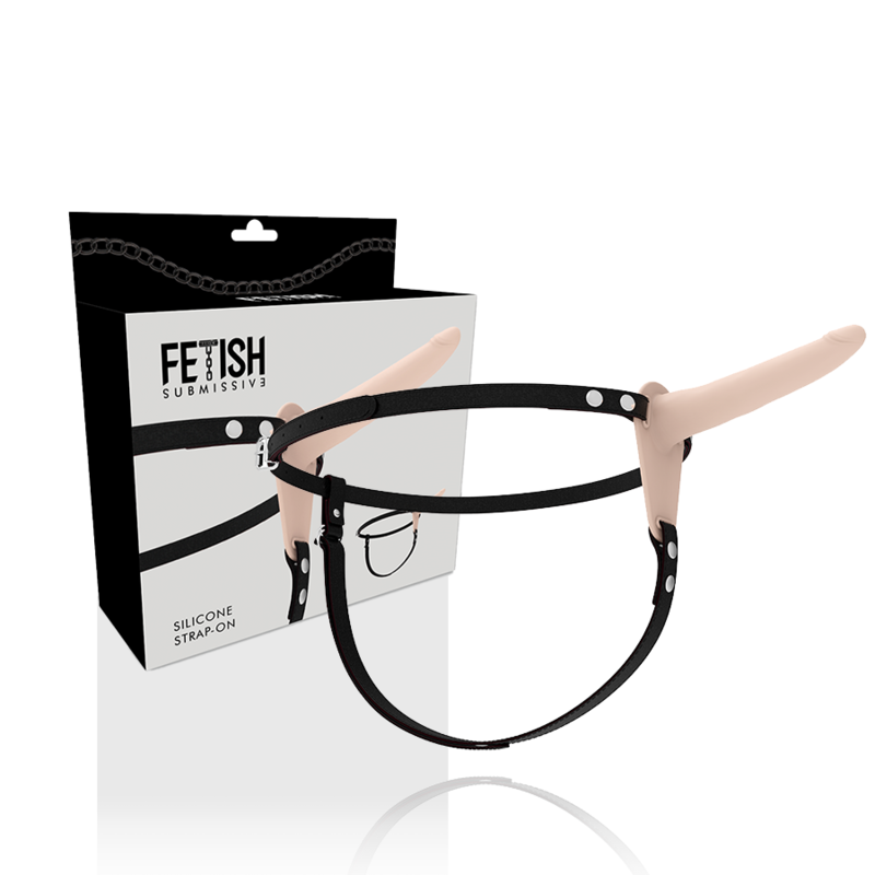 Fetish Submissive Harness Flesh 15 CM - Accessorio intimo - vista laterale