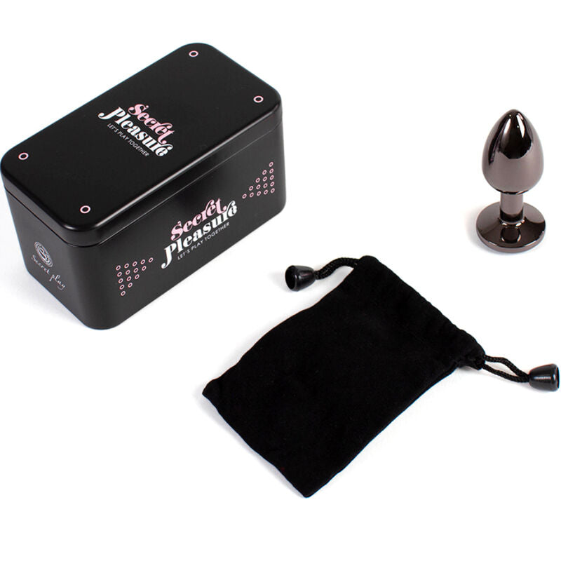 Secretplay Butt Plug Gunmetal - Accessorio intimo - nella confezione