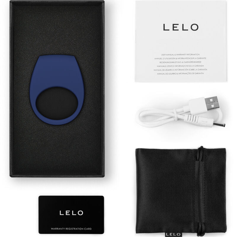 LELO Tor 3 - Anello per uomo, colore blu - dettaglio