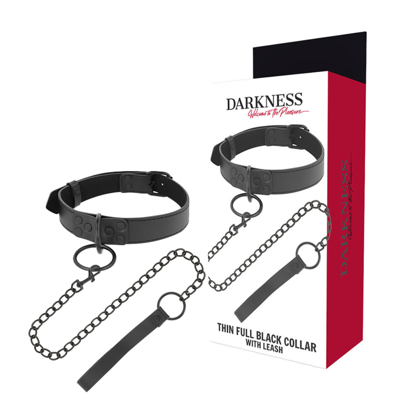 Darkness Collana - Accessorio intimo, colore nera catena
