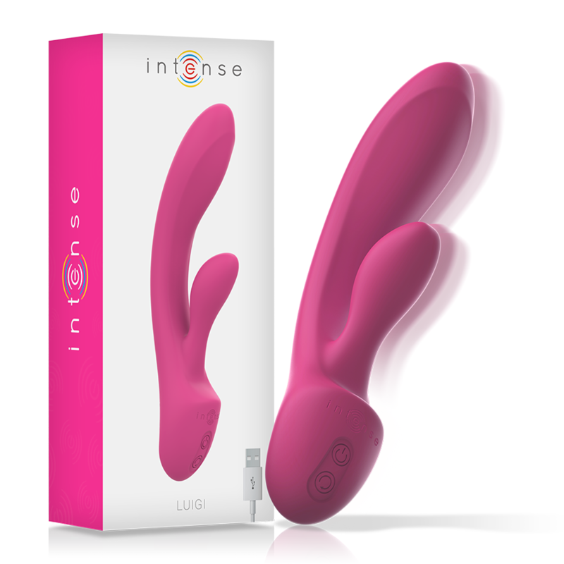 Intense Luigi - Massaggiatore doppio, colore rosa