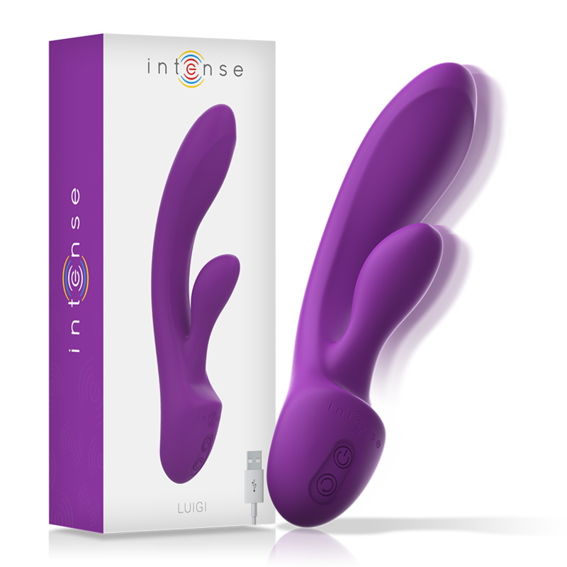Intense Luigi - Massaggiatore doppio, colore viola