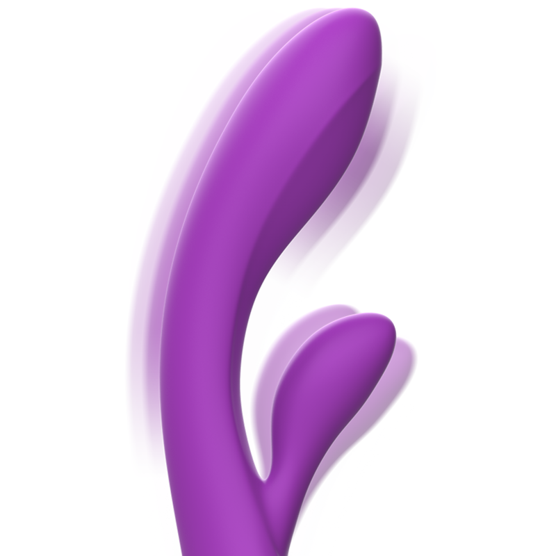 Intense Luigi - Massaggiatore doppio, colore viola - in mano per le dimensioni