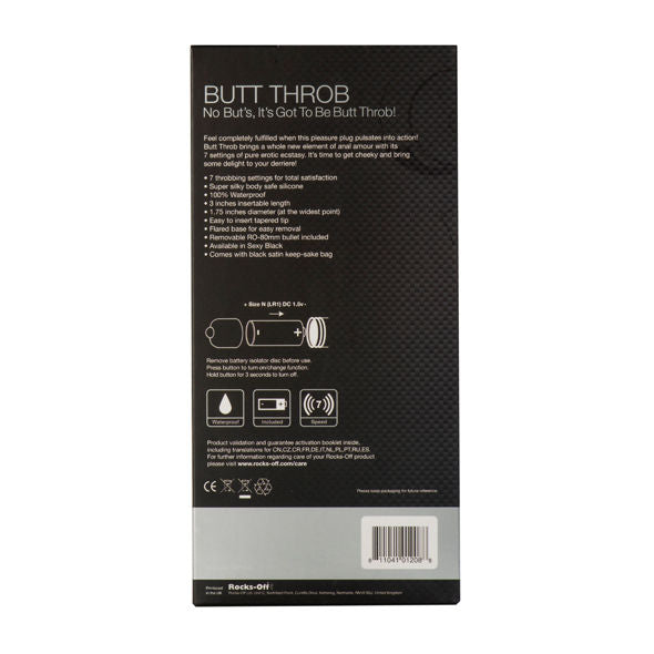 Rocks-Off P Point But Throb 7 Velocit - Accessorio intimo - dettaglio