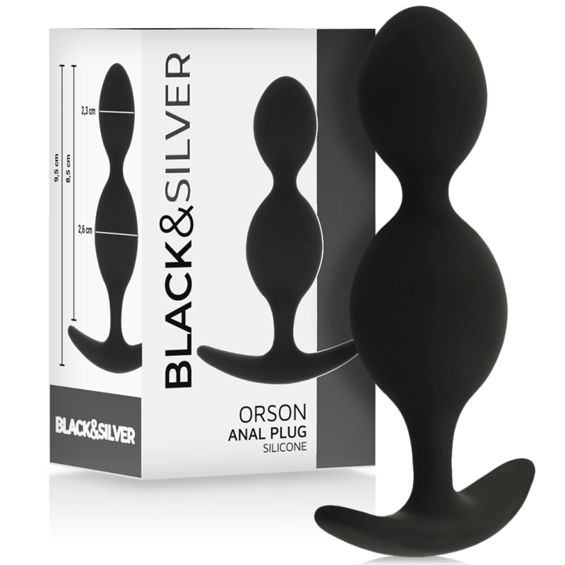 Black&Silver Orson Plug - Palline Kegel