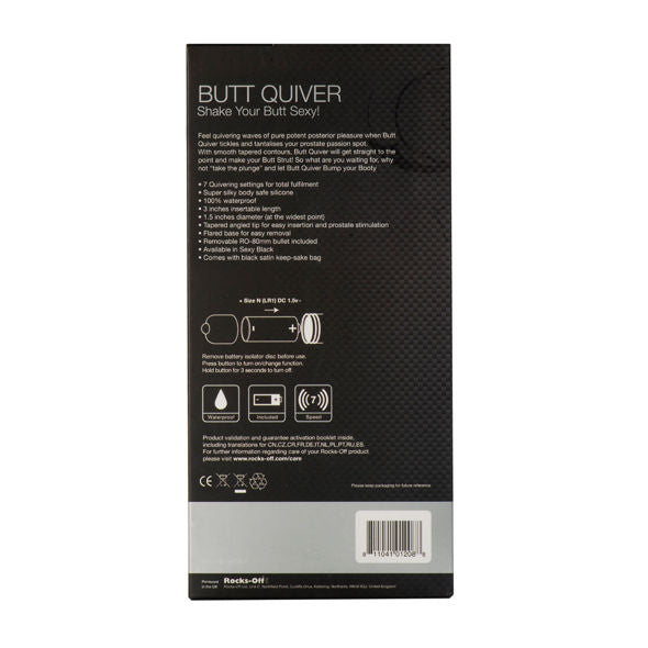 Rocks-Off Butt Quiver P Point 7 Velocit - Accessorio intimo - dettaglio