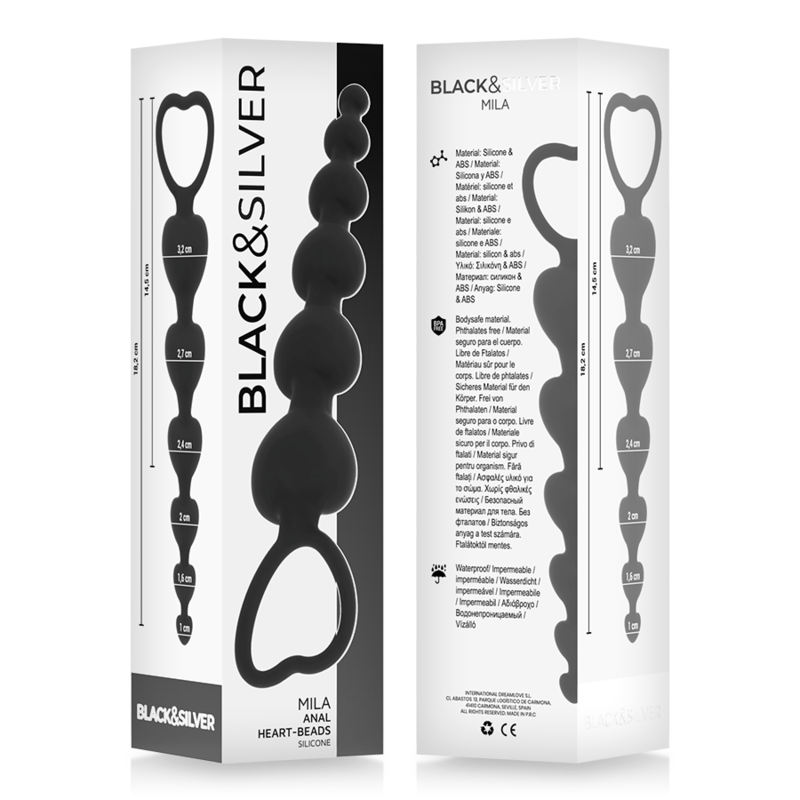 Black&Silver Mila Catena - Palline Kegel - retro