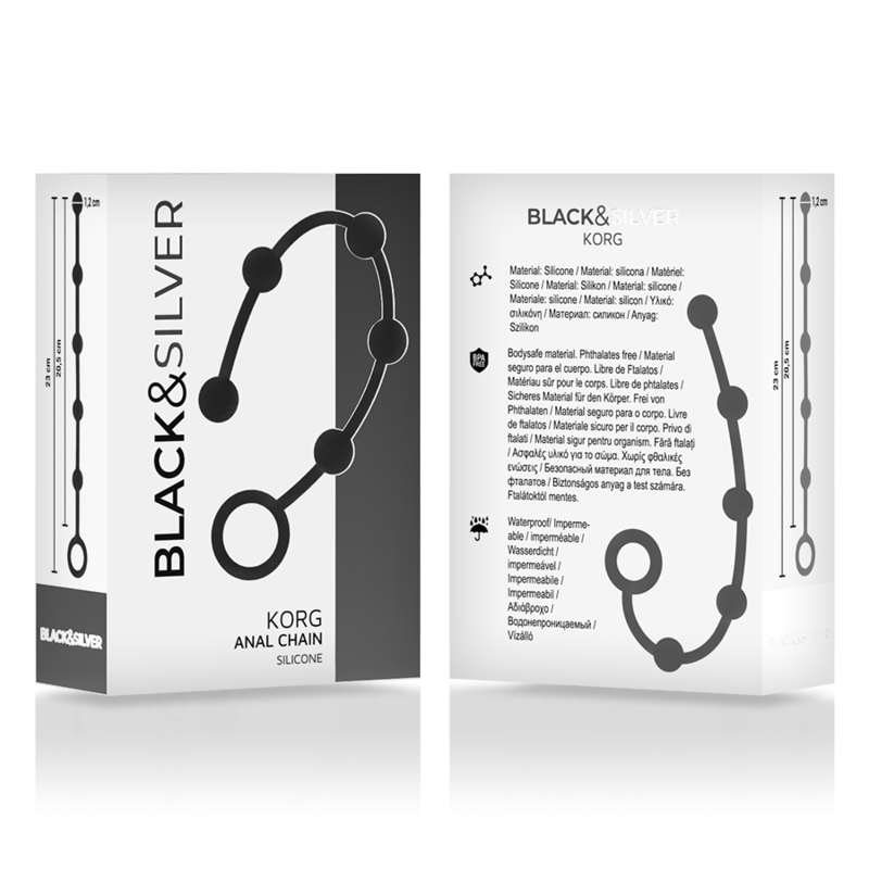 Black&Silver Korg Rosario Iniziazione - Palline Kegel - nella confezione