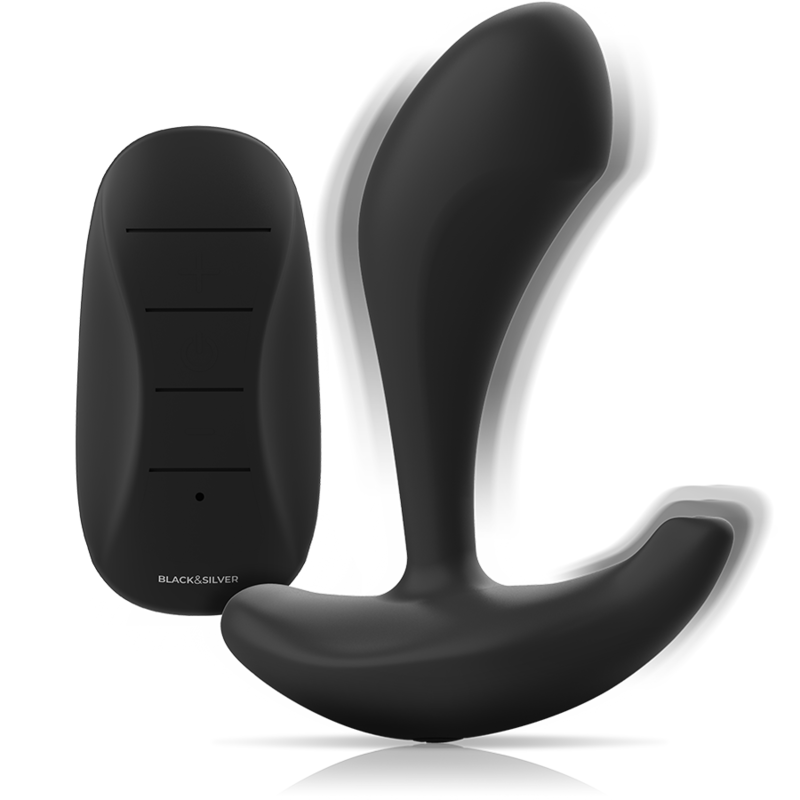 Black&Silver Plug Dwayne - Massaggiatore con telecomando - dettaglio