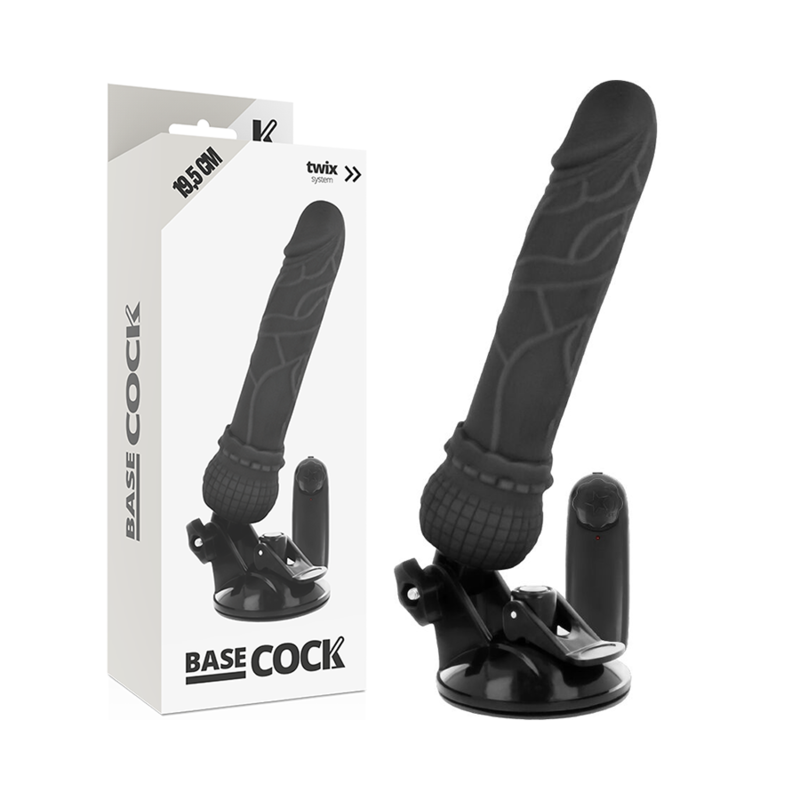 Basecock Naturale - Massaggiatore con telecomando, colore nero