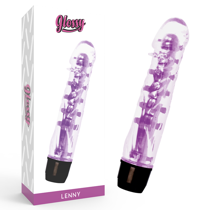 Glossy Lenny - Accessorio intimo, colore viola