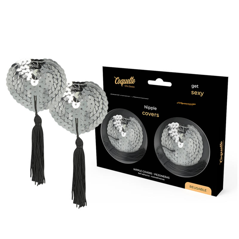 Coquette Chic Desire Copri Capezzolo - Lingerie, colore argento