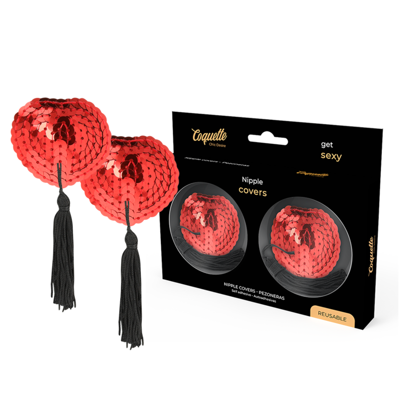 Coquette Chic Desire Copri Capezzolo - Lingerie, colore rosso