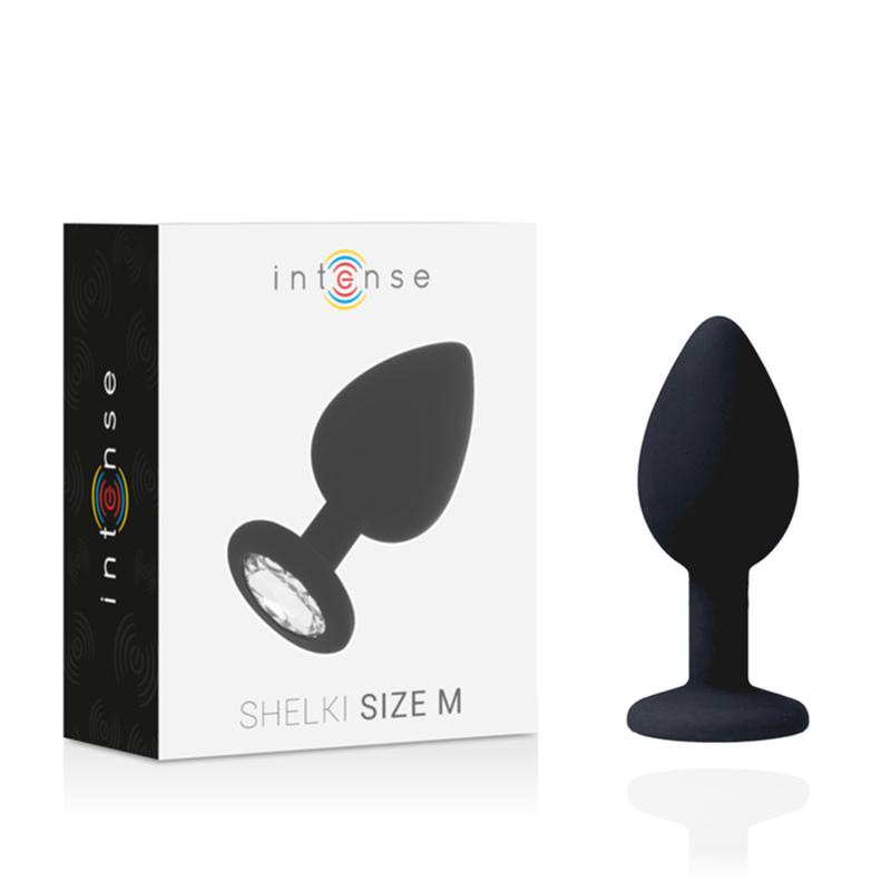 Intense Shelki - Accessorio intimo, colore anal nero - vista laterale