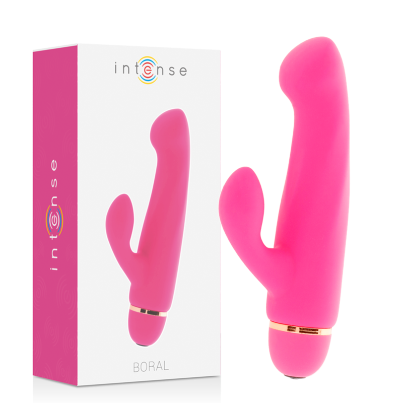 Intense Boral 20 Velocit - Massaggiatore doppio, colore rosa