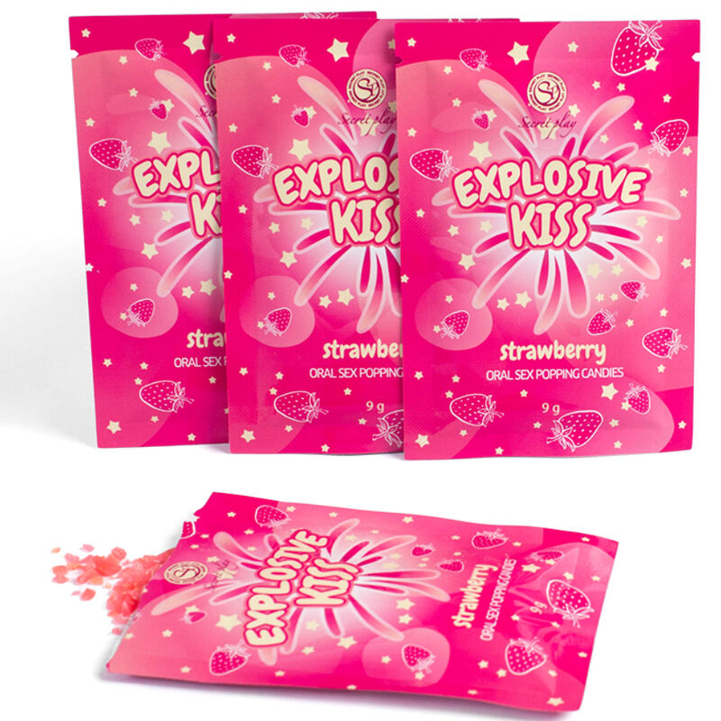 Secretplay Caramelle Esplosive Alla Fragola - Accessorio intimo - dettaglio