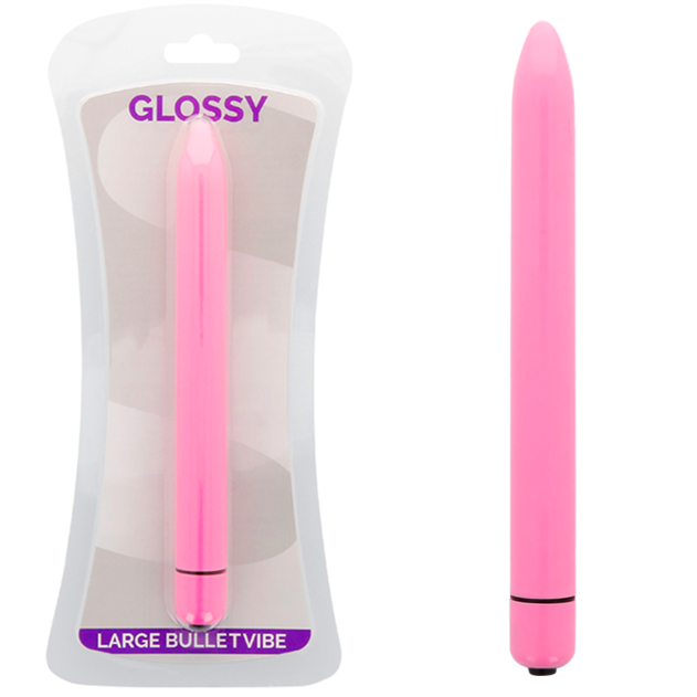 Glossy Slim Deep Rose - Mini massaggiatore