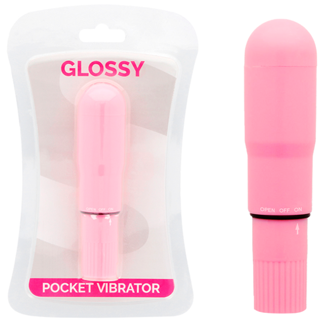 Glossy Tascabile - Mini massaggiatore, colore rosa
