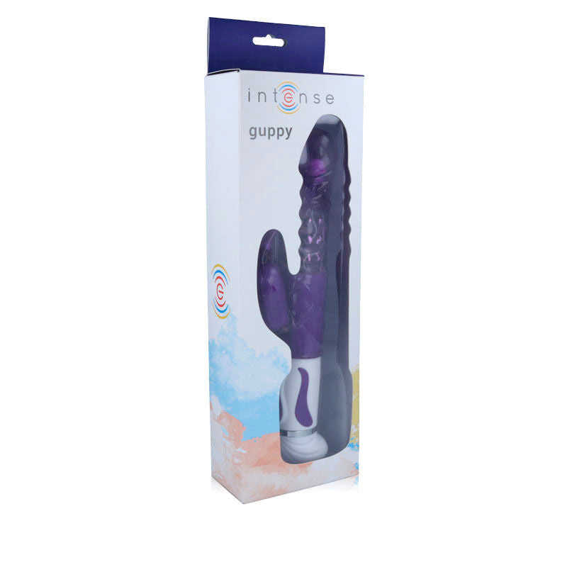 Intense Rotante Guppy - Massaggiatore doppio - in mano per le dimensioni