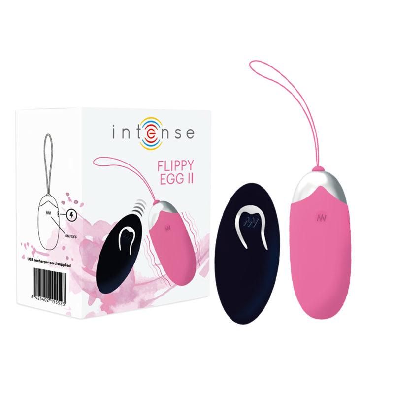 Intense Flippy II - Massaggiatore con telecomando, colore rosa
