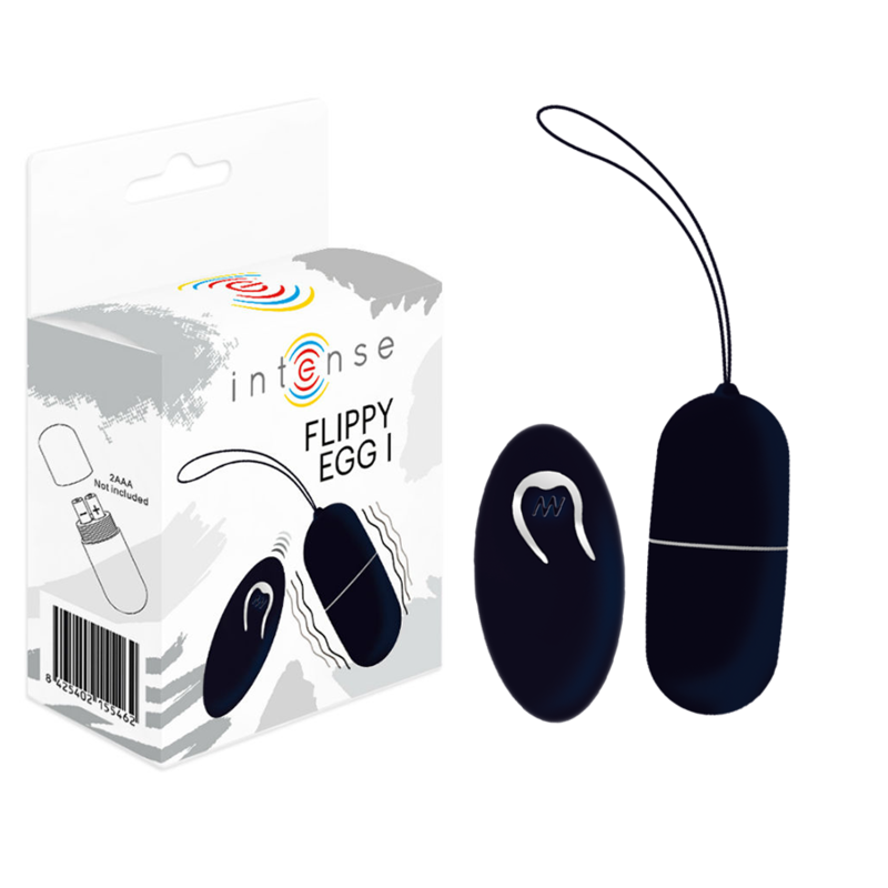 Intense Flippy I - Massaggiatore con telecomando, colore nero