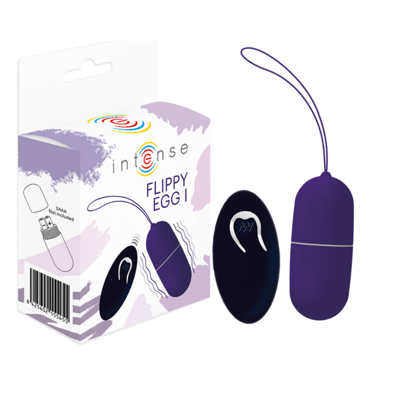 Intense Flippy I - Massaggiatore con telecomando, colore viola
