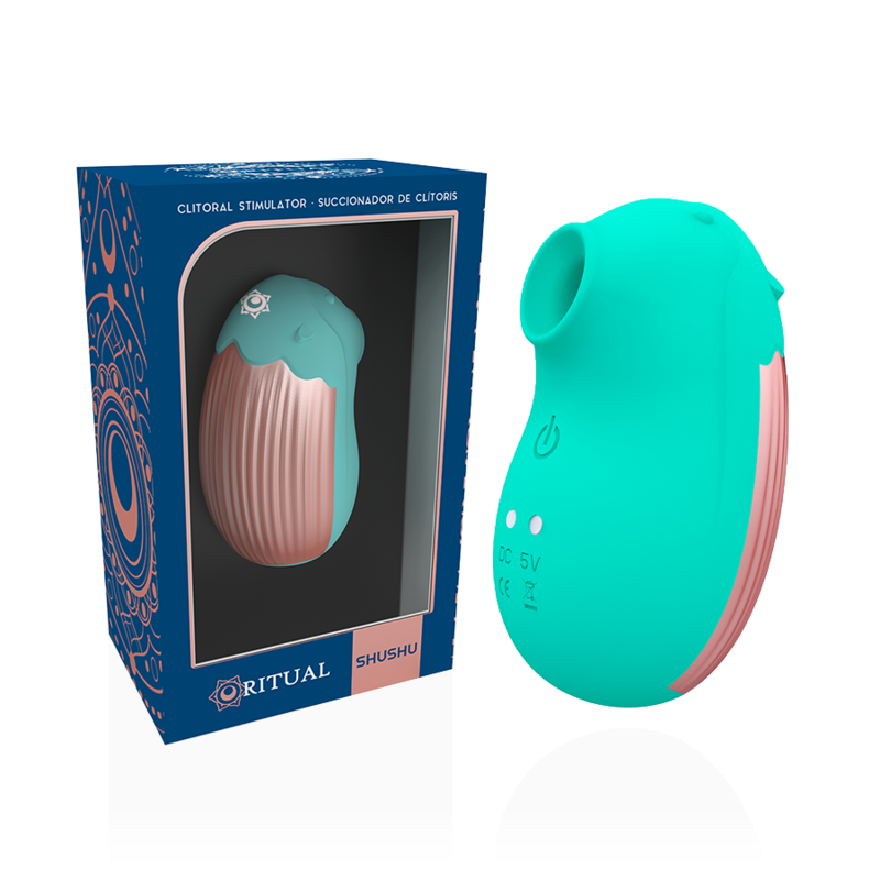 Rithual Shushu 2.0 - Mini massaggiatore, colore acqua