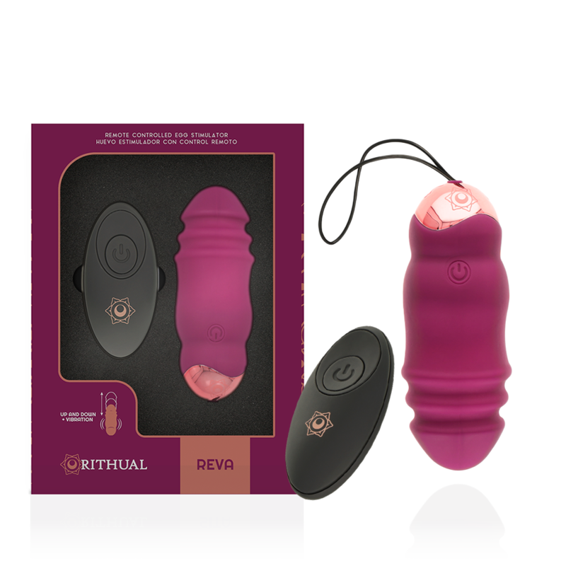 Rithual Reva Egg - Massaggiatore con telecomando - vista laterale