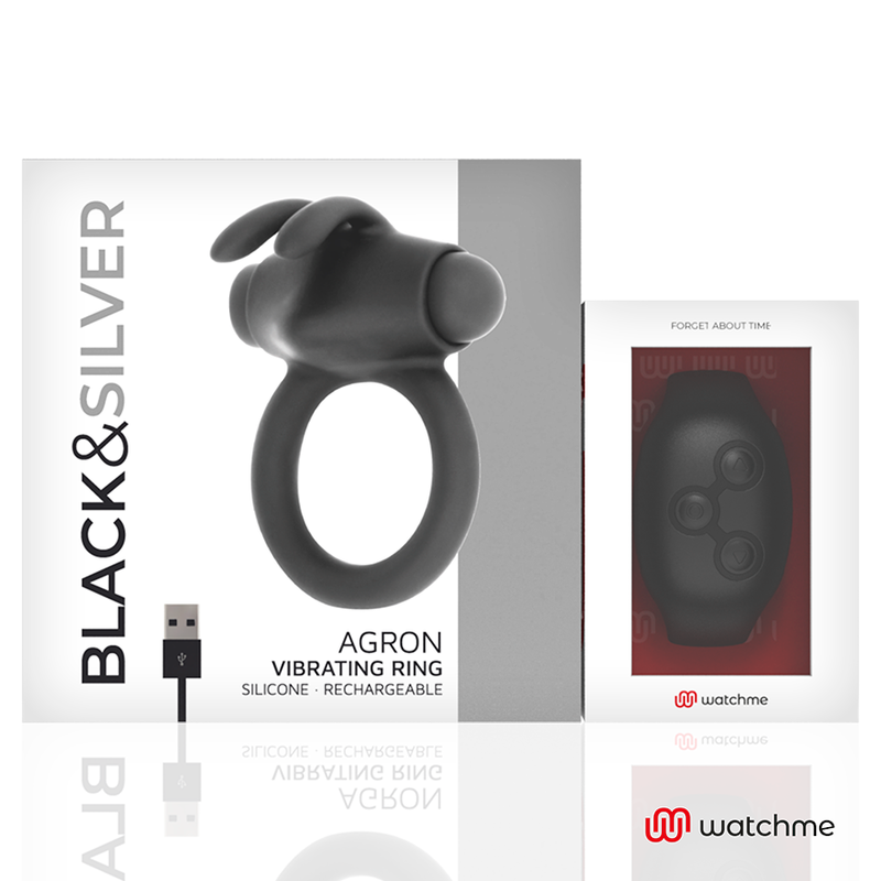 Black&Silver Orologio - Massaggiatore con telecomando - vista frontale